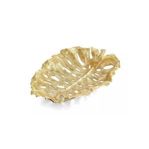 Michael Aram Monstera Leaf Gold Centerpiece